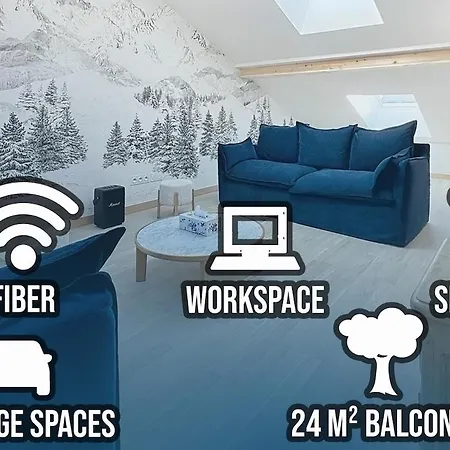 New Duplex 147 M Modern, Spacious 13 People *